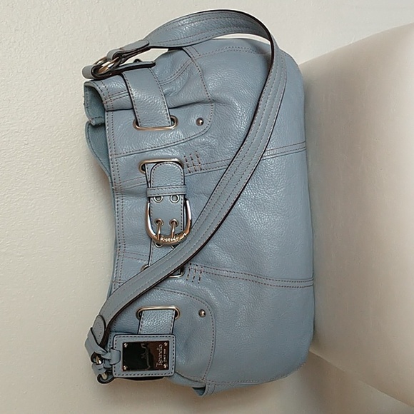 EUC | Light Blue Tignanello Magnetic Closure Handbag - Picture 10 of 10